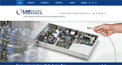 Desktop Screenshot of lanmarkcontrols.com